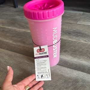 Dexas MudBuster Pink Pet Paw Cleaner